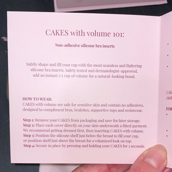 Cakes Volume Bra Inserts - Picture 4 of 9